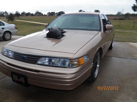 1993 Ford Crown Victoria - Unfortunately the cloudy day takes something away from the photo... The front chrome strip was bad so we didn't install it.