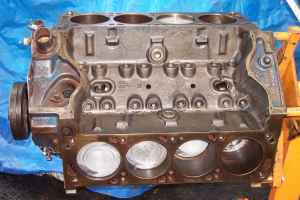 1972 Ford Ranchero - This is an engine block with pistons, not a complete vehicle.