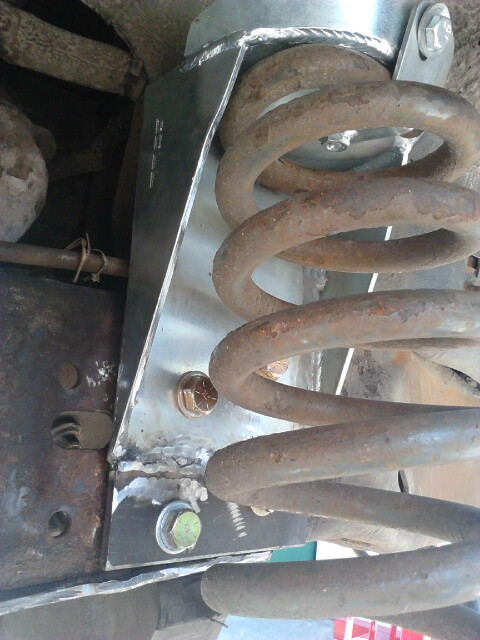 1996 Ford Bronco - When bolting up to the frame, do have the bolts soo close to the middle, the spring rubs on them a decent amount when flexing. I tried to u…