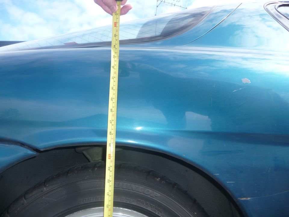 close up - Right rear Mazdaspeed struts and Springs on 15 inch rims