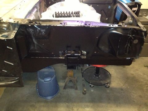 1965 Ford Mustang - 65 Mustang PS inner fender/frame rail/suspension mounts painted