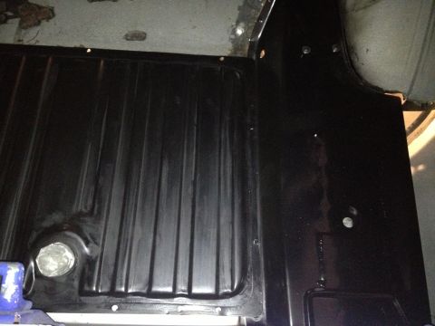 1965 Ford Mustang - 65 Mustang PS trunk floor welded in/painted