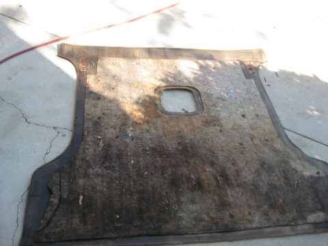 1994 Ford Bronco - Rear cargo area carpet padding.