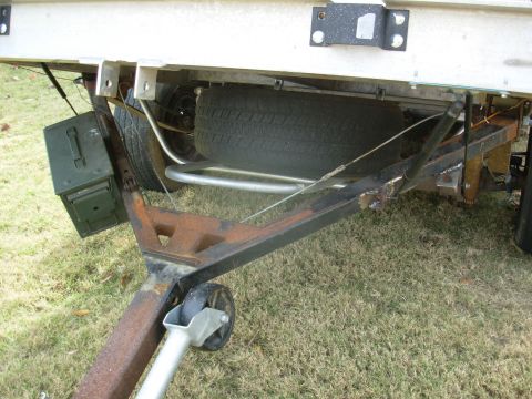 2004 Land Rover Land Rover - I finally found some junkyard lift struts that would fit & work to hold the deck tilted, and installed them. To keep them from hanging too…