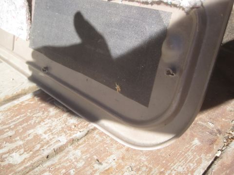 1993 Ford Bronco - Interior door panel section with carpeted area and visible mounting points.