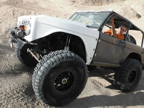 1979 Ford Bronco - This heavily modified Ford Bronco is equipped for off-road adventures in a desert environment.