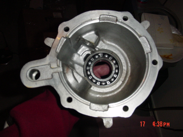 The "stubby" tailhousing that has the bearing installed already (YAY!)