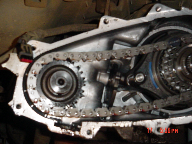 The front output shaft