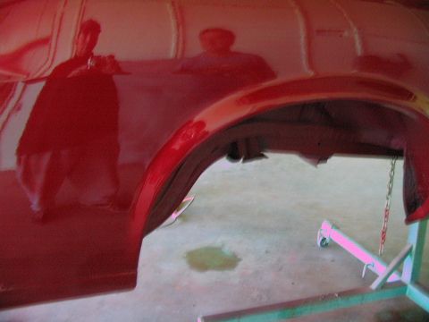 1970 Ford Mustang - this is closer to the actual color. But camera acting up. You can see the pink on the stand. That doesn't really exist.