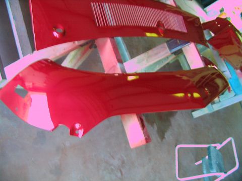 1970 Ford Mustang - Again with the pink highlights. but the front valance looks great. no runs or orange peel. Super slick.