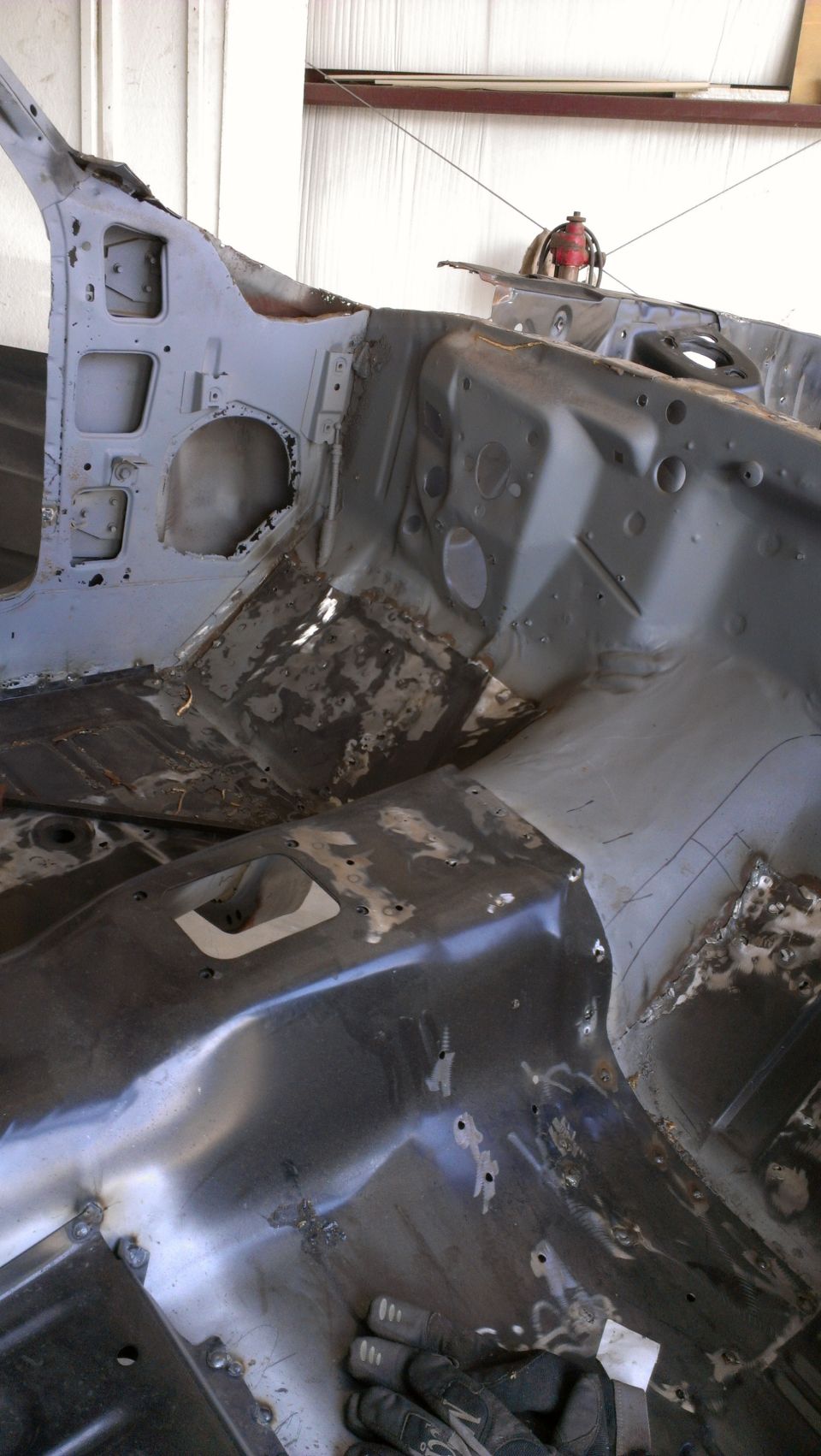 Cowl removed.