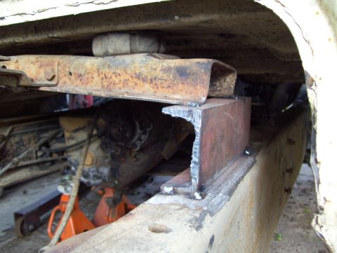 1972 Ford F-150 - The super cab body had a bump up that cleared the Transfer case but the 72 did not so I had to find a fix on the fly and this is it, Yes th…