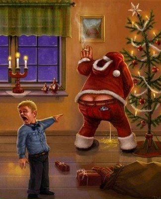 1989 Ford Bronco - A child witnesses Santa Claus in a compromising situation by the Christmas tree.