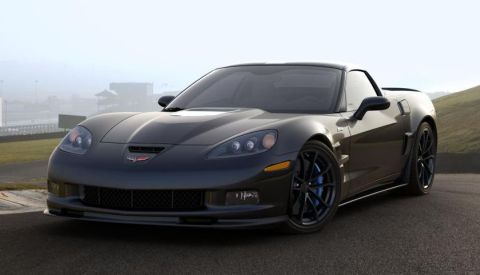 1971 Ford Ranchero - This Chevrolet Corvette is shown from a three-quarter front view on a paved surface with a blurred background.