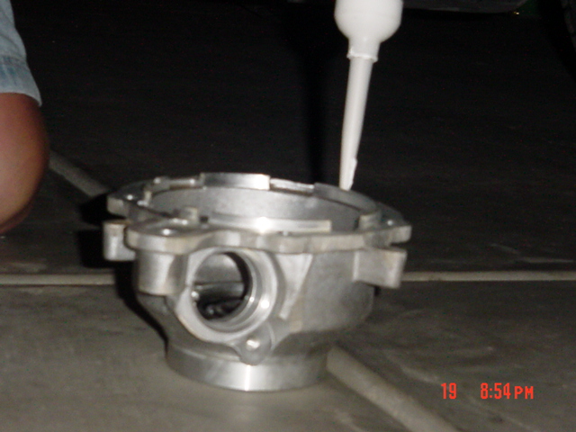 Putting a seal on the housing