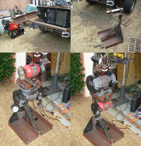 2004 Land Rover Land Rover - These grinders have been filling my work bench, and filling the area around it with shavings. Now I can easily move them around or out, but…