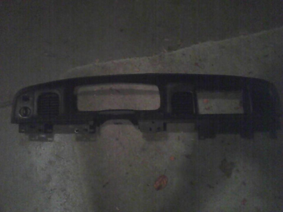 Dashboard panel with vents and openings