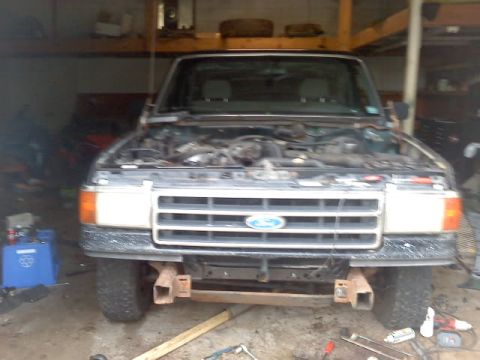 1994 Ford F-150 - This truck's grille and headlight design suggest it's from the early to mid-1990s, not a 1994 model.