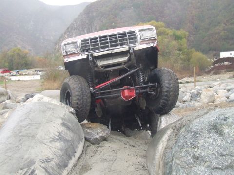 1978 Ford Bronco - This 1978 Ford Bronco is navigating a rocky obstacle course.