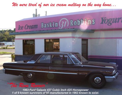 1963 Ford Galaxie - We were tired of our icecream melting...