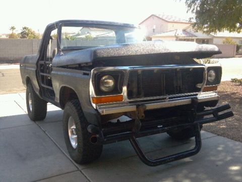 1978 Ford Bronco - This truck appears to be a 1979 Ford F-Series, not a Bronco, with its hood up and doors removed.