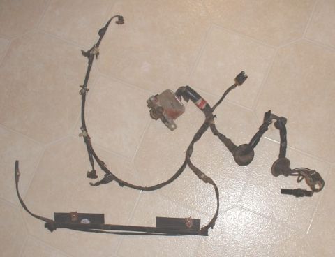 1986 Ford Bronco - Tailgate harness overview