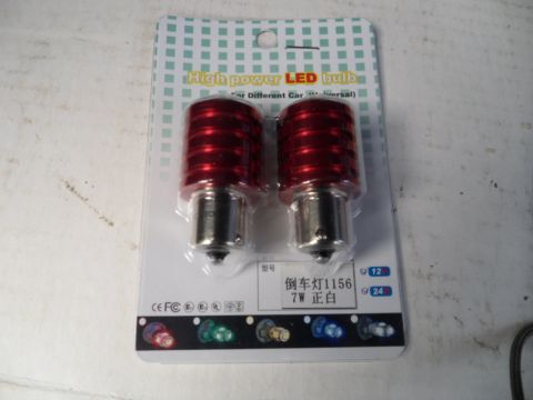 1994 Jeep Cherokee - Packaging for a pair of red high-power LED bulbs, suitable for different cars.