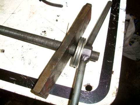 1992 Ford Bronco - Here is the end of the spring compression tool for removing the snap rings inside of drums, or this one can actually be turned around to pu…