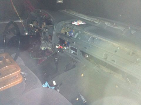 1992 Ford F-150 - Dash removal to find a leak. There wasn't one....