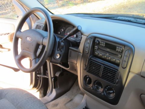 1991 Ford LTD Crown Victoria - The interior of a Ford Explorer, the dashboard, steering wheel, and center console.
