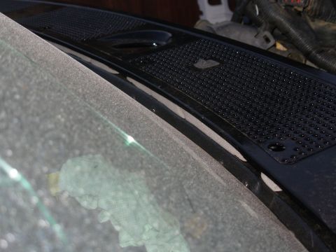 1983 Ford Bronco - I think this is how most of the leaves get into the cowl (since they can't fit through the pinholes in the valance), but this foam tape sho…