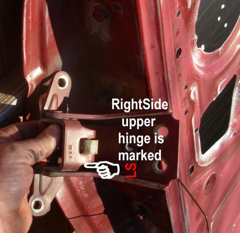 1983 Ford Bronco - Lower door hinges are identical & interchangeable side-to-side, and for all years '80-96. Upper hinges differ slightly by year (though they…