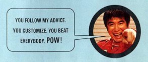 1979 Ford Bronco - Man points and speaks in a graphic with text about advice and customization.