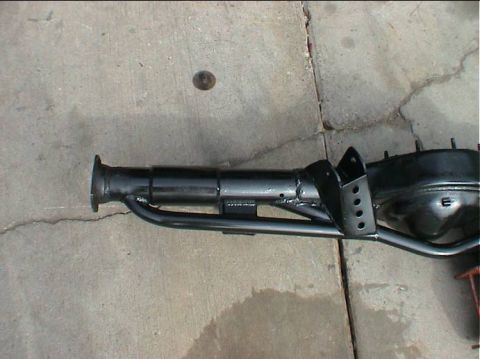 1979 Ford Bronco - A black rear axle assembly is shown, likely a replacement or upgrade part.