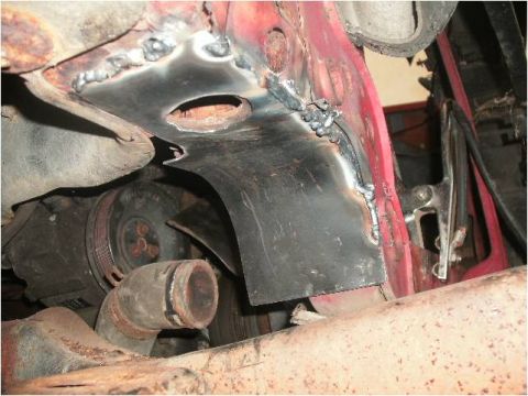 1995 Ford F-150 - PATCH PANEL, OTNS OF BOOGER WELDS..... RUST DOESNT LIKE TO WELD MUCH