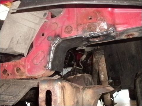 1995 Ford F-150 - PATCH PANEL, OTNS OF BOOGER WELDS..... RUST DOESNT LIKE TO WELD MUCH