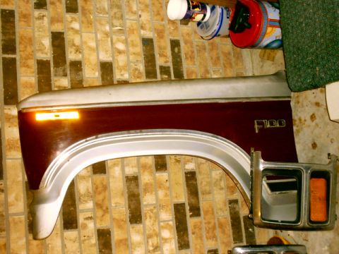 1980 Ford Bronco - Cheapest fender I could find brand new was $58 and I woulda had to drive an hour and a half, found this used one in great shape for $30 20…