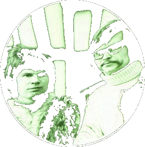 1976 Ford Ranchero - Circular image shows two individuals with superimposed text from Super Motors.