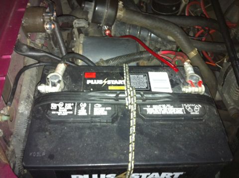 1992 Ford F-150 - New solder on battery terminals. *Update: I am not happy with the result so I'm re-building the whole charging systems cable.