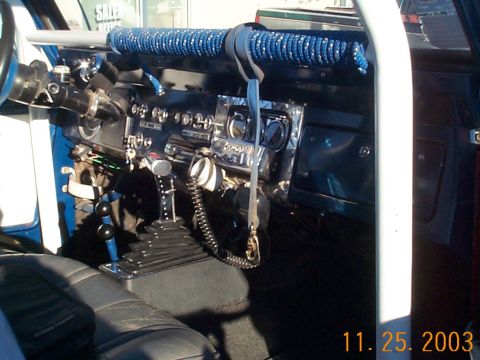 1977 Ford Bronco - B&M shifter twin sticks gauge pod What a F%^#@n mess