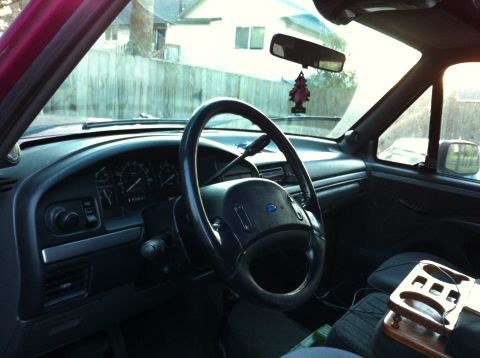 1992 Ford F-150 - Tweeters mounted.