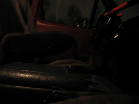 1990 Ford F-250 - Interior shot of a 1990 Ford F-250, focusing on the driver's side.