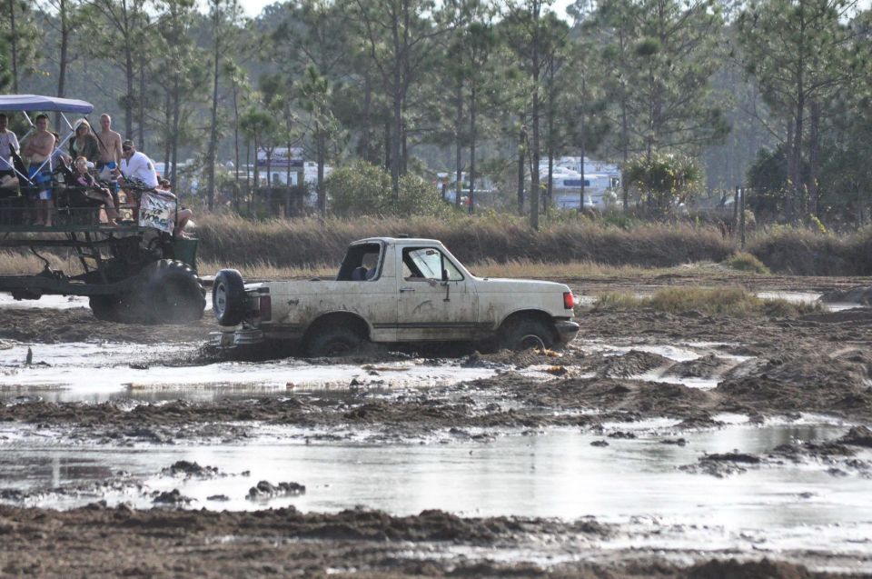 Redneck Yacht Club - Driving like a boss through some nasty rutts. no big deal. only in 2wd
