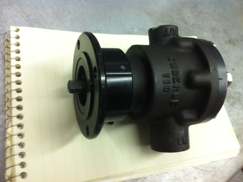 Black automotive part with 'ENDERLE 110' visible