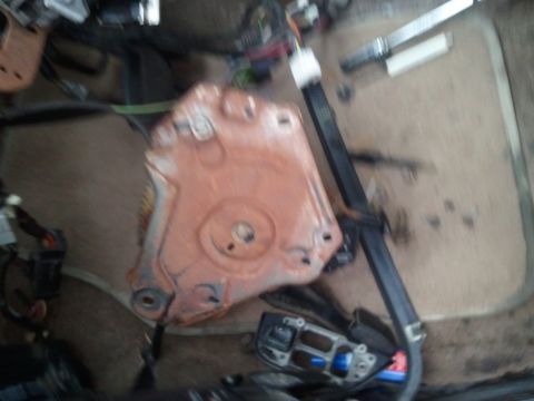 1994 Ford Bronco - Seat mounting bracket removed from interior of vehicle.