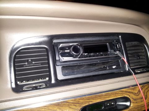 1998 Mercury Grand Marquis - WANTED A CLEANER LOOK GOT RID OF THE DOUBLE DIN.