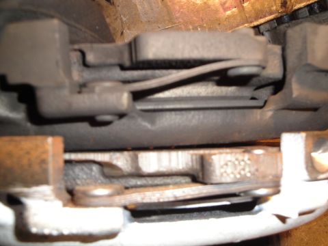 1992 Ford Taurus - This image shows a close-up view of a vehicle's clutch mechanism, focusing on internal components.
