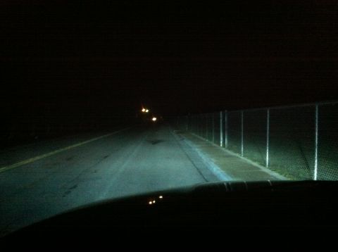 2005 Dodge 1500 - 6000k HID Headlight and Fog in cab view