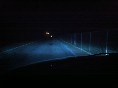2005 Dodge 1500 - 6000k HID Headlight only in cab view