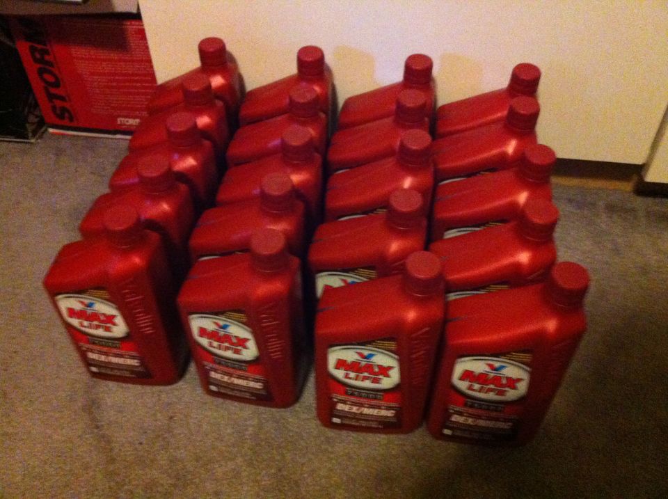 This is the fluid I chose to run. Its for High mileage transmissions. 20 quarts of the stuff...